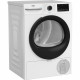 Seche-linge pompe a chaleur BEKO b300 D3H27493W - 7 kg - Induction - L60cm - A+++ - Capteur d'humidité - Blanc