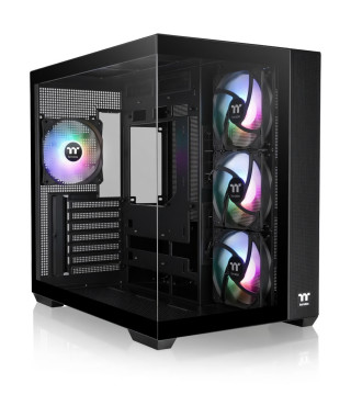 Boîtier PC - THERMALTAKE - View 380 TG ARGB - Moyen tour - ATX - Verre trempé - Noir