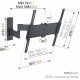 Support mural pour TV - VOGEL'S - TVM 1443 Full-Motion+ Medium, 2 bras, 32-65