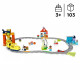 LEGO DUPLO Ma ville 10428 Le grand train communautaire interactif - Jouets d'éveil 3 ans
