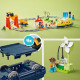 LEGO DUPLO Ma ville 10428 Le grand train communautaire interactif - Jouets d'éveil 3 ans