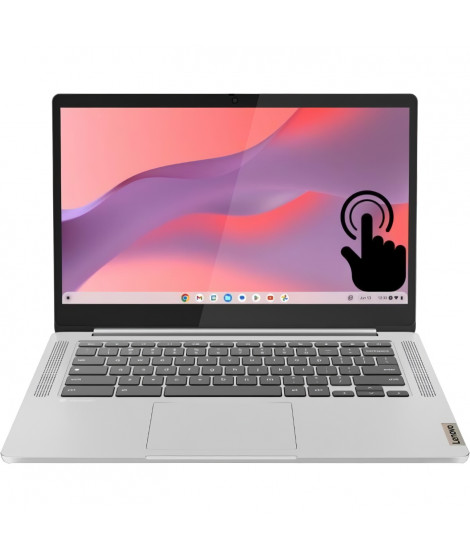 PC Portable Chromebook LENOVO IdeaPad Slim 3 14M868 | Chrome OS - 14'' FHD Tactile - MT8186 - RAM 8Go - Stockage 128Go - AZERTY