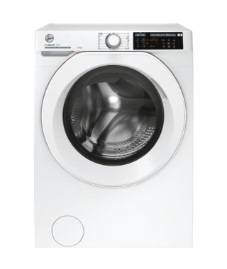 Lave-linge hublot HOOVER H-WASH 500 HW 28AM/1-S - 8 kg - Induction - 1200 trs/min - Classe A - Connecté - Vapeur - Blanc