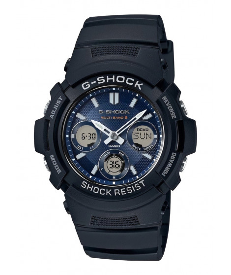 Montre - Casio - G-Shock Classic - Homme - Noir - Énergie solaire - Résistante aux chocs