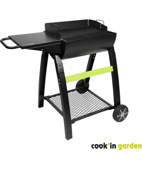 Barbecue au charbon de bois - COOK'IN GARDEN - TONINO 50 - Noir