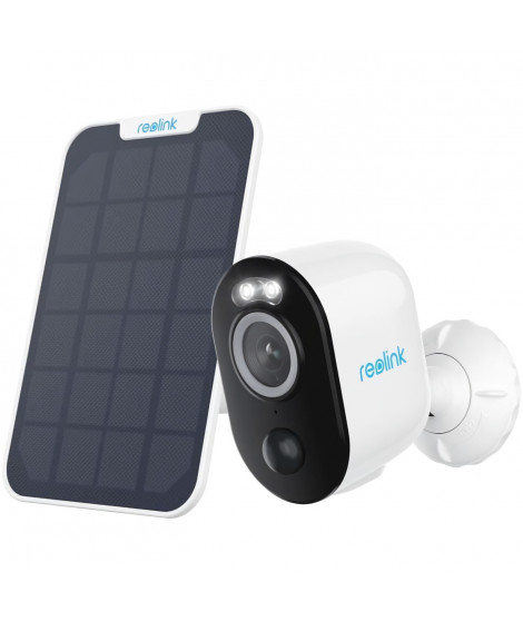 Caméra extérieure - REOLINK - B330 - Panneau solaire - Blanc
