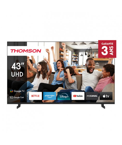 Thomson 43UG4S14 - TV LED 43 (109 cm) - 4K UHD - Google TV - 2xHDMI 2.0 + 2x HDMI 2.1