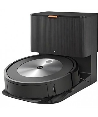 Aspirateur Robot Laveur - IROBOT J755840 j7+ - Systeme d'auto vidage - 400 ml - Graphite