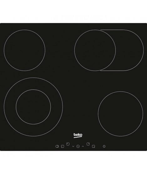 BEKO HIC 64403 T Table vitrocéramique 4 foyers