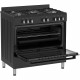 Cuisiniere a gaz - BERTAZZONI - SEL925MN - 5 foyers - 3,6 Kwh - 90 cm - Noir