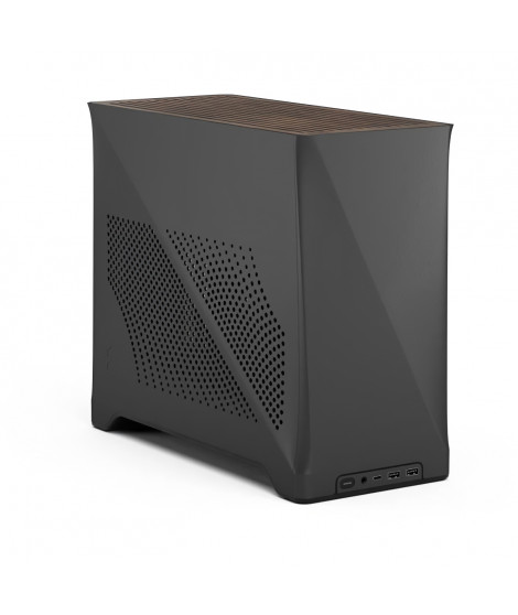 Boîtier PC - FRACTAL DESIGN - Era 2 Charcoal - m-ITX, 2 ventilateurs 120mm, USB3.1 Type C, Carte riser PCIe 4.0