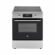 Cuisiniere induction - CONTINENTAL EDISON - CECI60FPS - 3 feux - L60 x H85 x P60 cm - Silver
