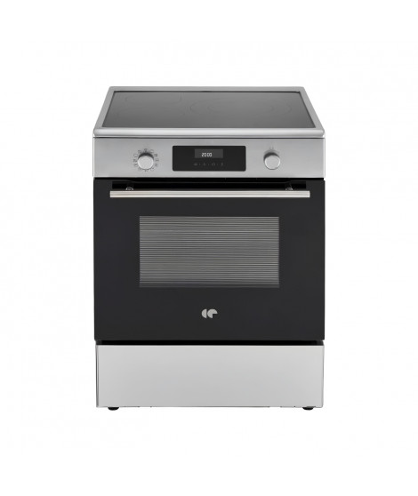 Cuisiniere induction - CONTINENTAL EDISON - CECI60FPS - 3 feux - L60 x H85 x P60 cm - Silver