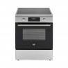 Cuisiniere induction - CONTINENTAL EDISON - CECI60FPS - 3 feux - L60 x H85 x P60 cm - Silver