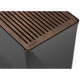 Boîtier PC - FRACTAL DESIGN - Era 2 Charcoal - m-ITX, 2 ventilateurs 120mm, USB3.1 Type C, Carte riser PCIe 4.0