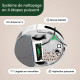 iRobot Roomba Combo Essential - Robot Aspirateur et Laveur Connecté - Efficace et Puissant - 3 Niveaux d'aspiration - Program…