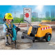 PLAYMOBIL 71752 Ouvrier marteau-piqueur et signalisation