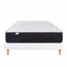 LUXURY LITERIE - Ensemble matelas + sommier - SERENITE - 160 x 200 cm - Tapissier - Ferme  - Face été/hiver