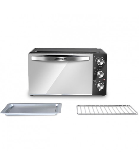 Four posable - ARTHUR MARTIN - AMF30L - 30 L - 1 500 W - Minuteur 60 min - Porte miroir