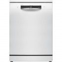 Lave-vaisselle pose libre BOSCH SMS4EMW01F SER4 - 14 couverts - Induction - L60cm - 42 dB - tiroir a couverts - Blanc