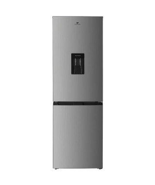 Réfrigérateur congélateur bas  251L - CONTINENTAL EDISON - Total No Frost - Inox - Classe D - L 55 cm x H 180 cm