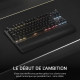 Clavier Gaming - CORSAIR - K70 Core TKL Wireless - RGB, Switchs MLX Red v2