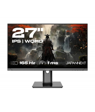 Écran Gaming - JAPANNEXT - 27 WQHD - 165Hz - DP 1.4 - HDMI 2.0 - Pied ergonomique
