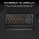 Clavier Gaming - CORSAIR - K70 Core TKL Wireless - RGB, Switchs MLX Red v2