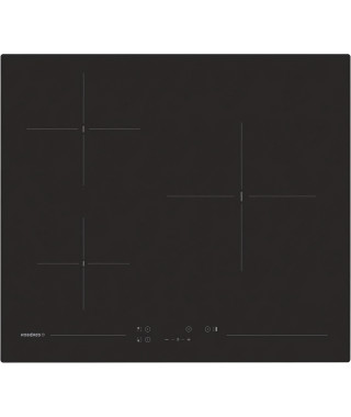 Table de cuisson vitrocéramique - ROSIERES - 3 feux - 5500 W - Commandes tactiles - 59 x 52 cm - RKD73CT