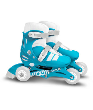 Patins en ligne 2-en-1 - STAMP - SKIDS CONTROL - 3 roues - Taille 27-30 - Mixte
