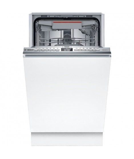 Lave-vaisselle tout encastrable BOSCH SPV4EMX24F SER4 - 10 couverts - L45cm - 44 dB - Classe C - 6 programmes