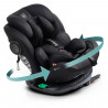 Siege auto - BABYAUTO - GYRO BLACK LINE EMBOSSED - De la naissance a 12 ans - 0-36 kg - I-Size - ISOFIX - Pivotant 360° - R129