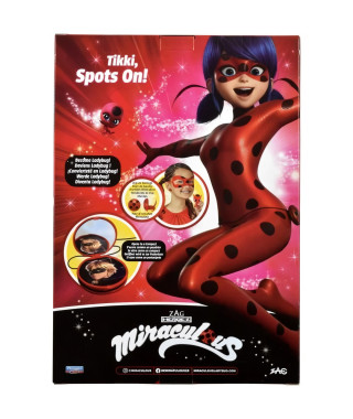 Déguisement Ladybug - Masque Yoyo Miroir Boucles d'oreilles Kwami Tikki - BANDAI - Miraculous Ladybug - Set de transformation