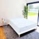 LUXURY LITERIE - Ensemble matelas + sommier - THERMOTEC - 140 x 190 cm - Tapissier - Ferme  - Face été/hiver