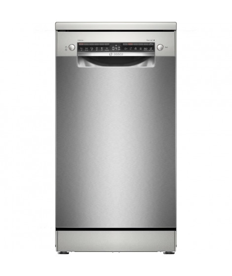 Lave-vaisselle pose libre BOSCH SPS4EMI61F SER4 - 10 couverts - Induction - L45cm - 45 dB - tiroir a couverts - 6 progammes -…