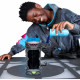 Figurine articulée - MRBEAST LAB - Stealth Panther - 13 cm - Corps translucide bleu - 20 points d'articulation