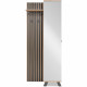 Vestiaire avec miroir - MEDAN 42A - Anthracite / Chene artisan - 80 x 190 x 37 cm