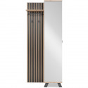 Vestiaire avec miroir - MEDAN 42A - Anthracite / Chene artisan - 80 x 190 x 37 cm