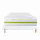 LUXURY LITERIE - Ensemble matelas + sommier - ReVERIE - 140 x 190 cm - Tapissier - Ferme  - Face été/hiver