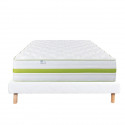 LUXURY LITERIE - Ensemble matelas + sommier - ReVERIE - 140 x 190 cm - Tapissier - Ferme  - Face été/hiver