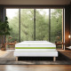 LUXURY LITERIE - Ensemble matelas + sommier - ReVERIE - 140 x 190 cm - Tapissier - Ferme  - Face été/hiver