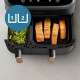 Friteuse sans huile - PHILIPS - NA352/04 - 9L - Double panier - Écran tactile + Accessoires - Noir