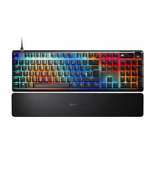 Clavier gamer mécanique filaire - STEELSERIES - APEX PRO GEN 3 - Noir