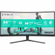 Écran PC - PHILIPS - Evnia 34M2C3500L - 34 WQHD - Dalle incurvée - 180Hz - 0,5ms - HDR - HDMI/DP - Noir