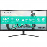Écran PC - PHILIPS - Evnia 34M2C3500L - 34 WQHD - Dalle incurvée - 180Hz - 0,5ms - HDR - HDMI/DP - Noir