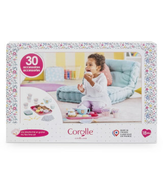 Accessoires poupons - COROLLE - Ma Dinette Thé et Goûter - 30 accessoires - des 18 mois