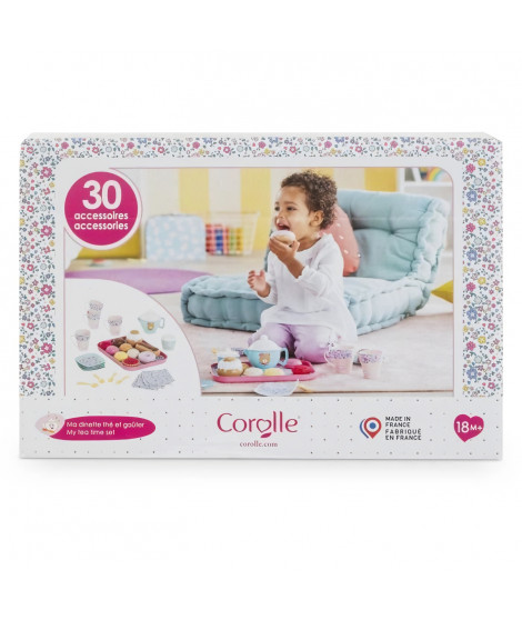 Accessoires poupons - COROLLE - Ma Dinette Thé et Goûter - 30 accessoires - des 18 mois