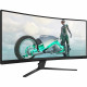 Écran PC - PHILIPS - Evnia 34M2C3500L - 34 WQHD - Dalle incurvée - 180Hz - 0,5ms - HDR - HDMI/DP - Noir