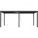 Pergola - Aluminium - OMBREA - Bioclimatique - Anthracite - 3x6 m