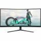 Écran PC - PHILIPS - Evnia 34M2C3500L - 34 WQHD - Dalle incurvée - 180Hz - 0,5ms - HDR - HDMI/DP - Noir
